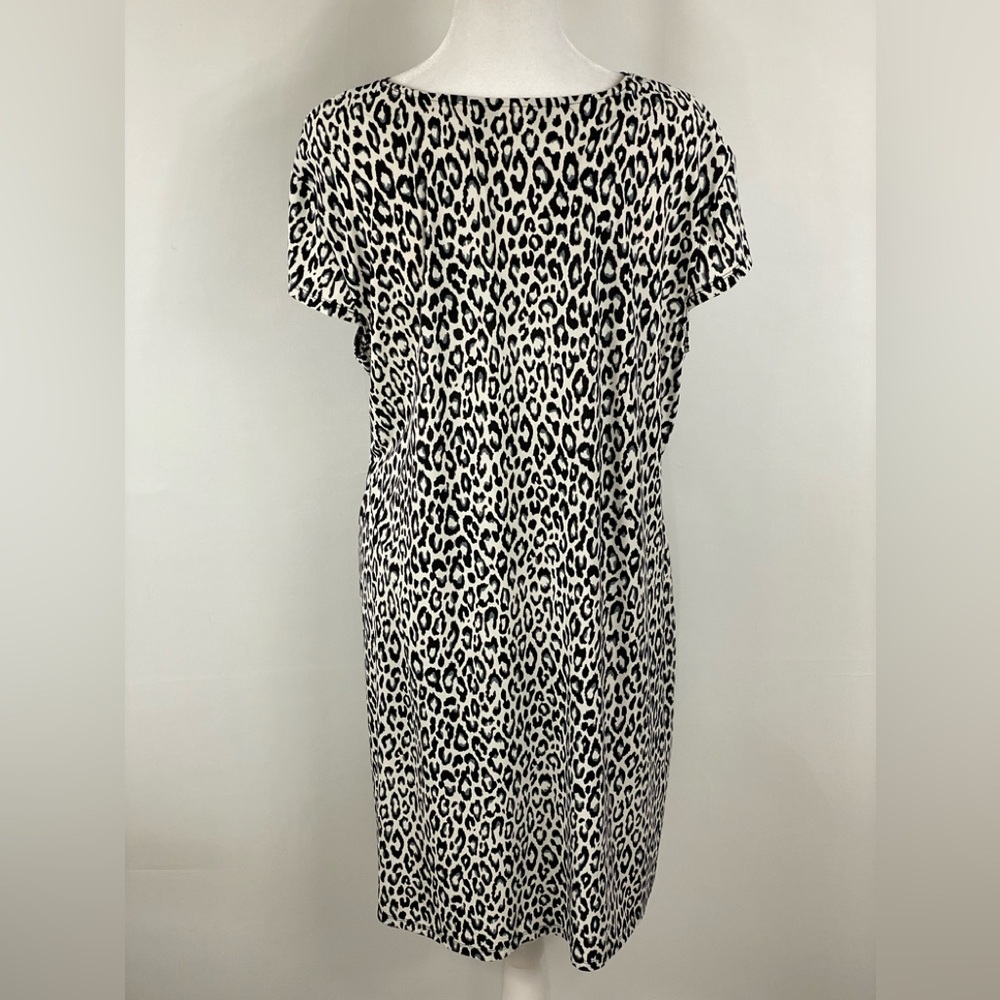 EUC Studio Donatella Animal Print Dress Cover-Up, XL - Picture 5 of 5